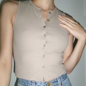 Cotton On Button Up Tank